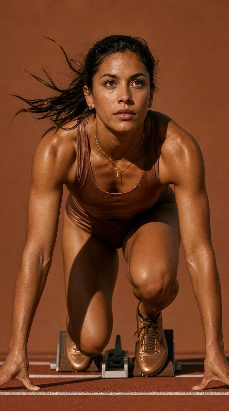 Athlete in motion