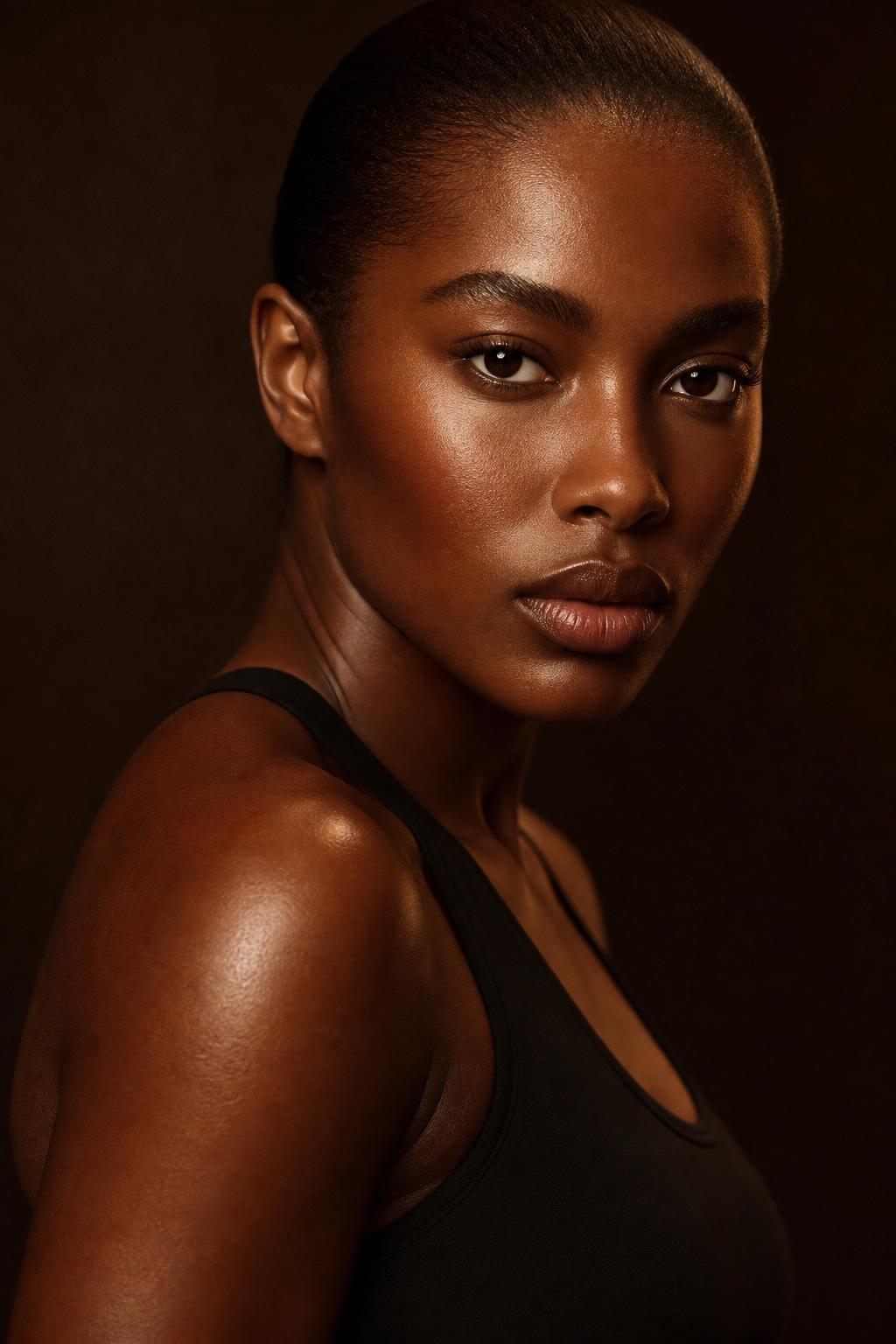 Athletic beauty in motion